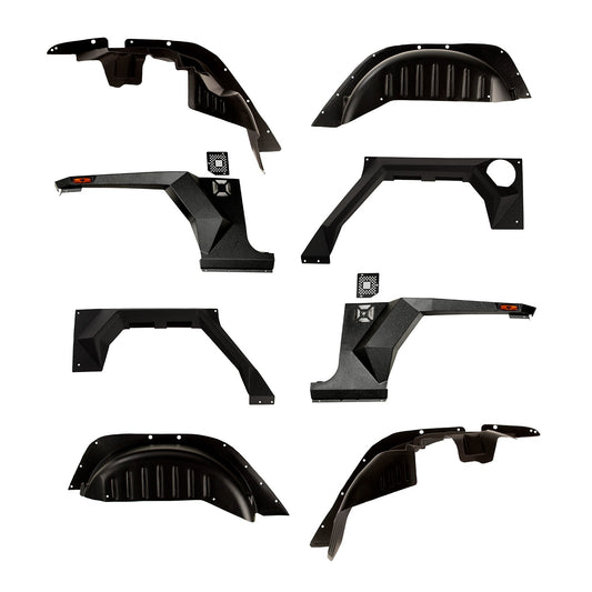 RUGGED RIDGE | 11615.06 | Xhd Armor Fenders And Liner Kit, 4-Door, 07-18 Jeep Wrangler Jku