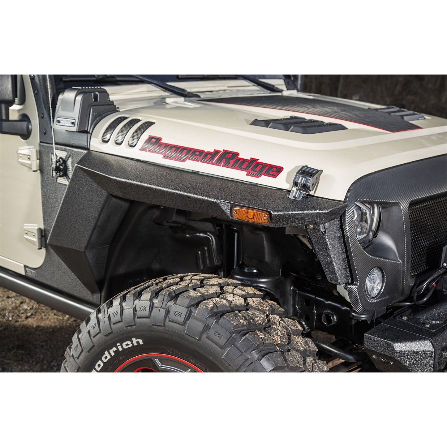 RUGGED RIDGE | 11615.06 | Xhd Armor Fenders And Liner Kit, 4-Door, 07-18 Jeep Wrangler Jku