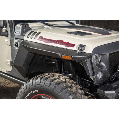 RUGGED RIDGE | 11615.06 | Xhd Armor Fenders And Liner Kit, 4-Door, 07-18 Jeep Wrangler Jku