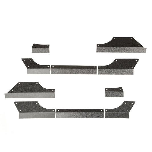 RUGGED RIDGE | 11615.11 | Steel Body Armor Cladding; 07-17 Jk