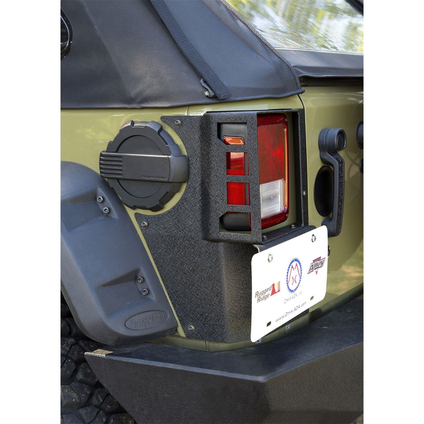 RUGGED RIDGE | 11615.2 | Xhd Corner Guard, Rear, 4-Door, 07-18 Jeep Wrangler Jku