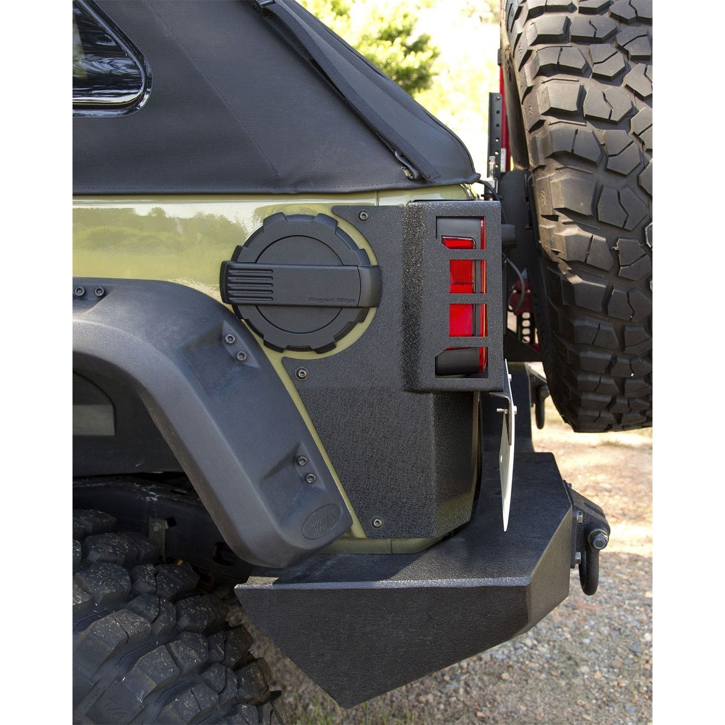 RUGGED RIDGE | 11615.2 | Xhd Corner Guard, Rear, 4-Door, 07-18 Jeep Wrangler Jku