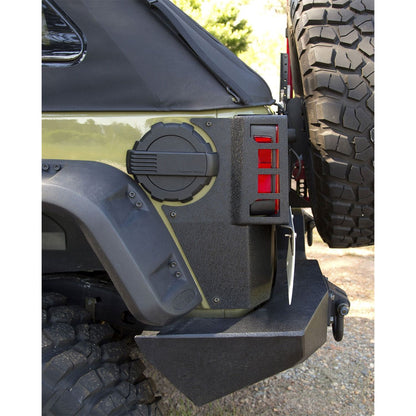 RUGGED RIDGE | 11615.2 | Xhd Corner Guard, Rear, 4-Door, 07-18 Jeep Wrangler Jku