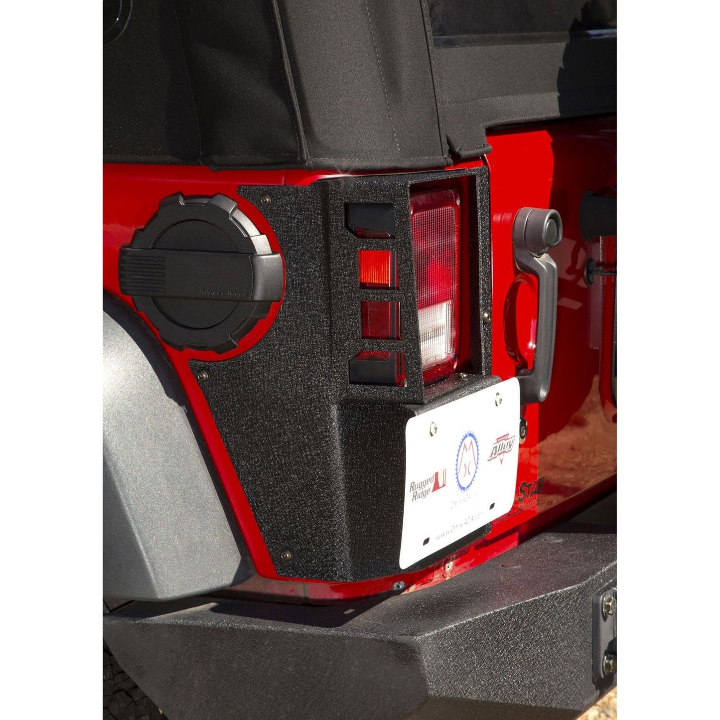 RUGGED RIDGE | 11615.21 | Xhd Corner Guard, Rear, 2-Door, 07-18 Jeep Wrangler Jk
