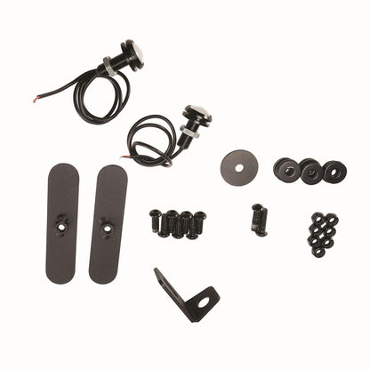 RUGGED RIDGE | 11615.73 | (Kit) Hd Steel Tube Fenders, Full Set, Blk; 18-19 Jl