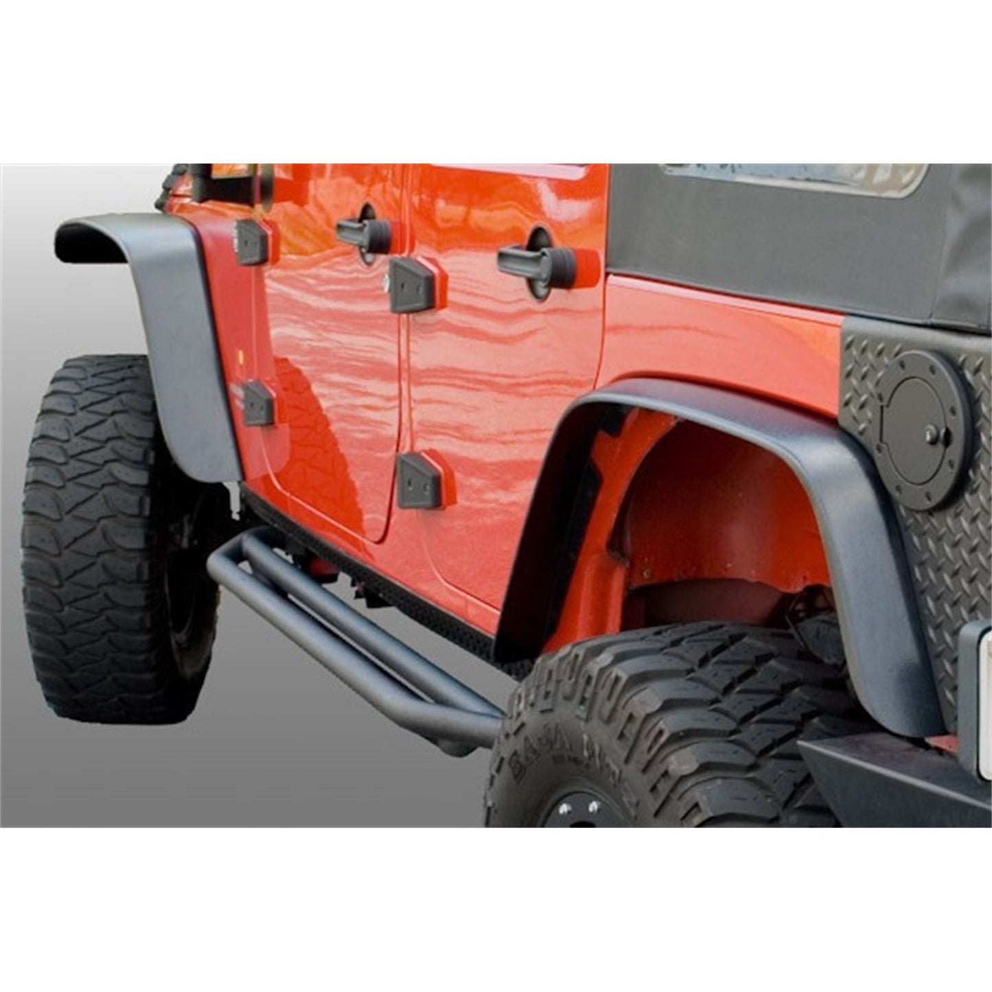 RUGGED RIDGE | 11620.1 | All Terrain Flat Fender Flare Kit, 07-16 Jeep Wrangler