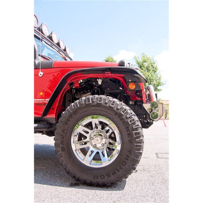 RUGGED RIDGE | 11620.1 | All Terrain Flat Fender Flare Kit, 07-16 Jeep Wrangler