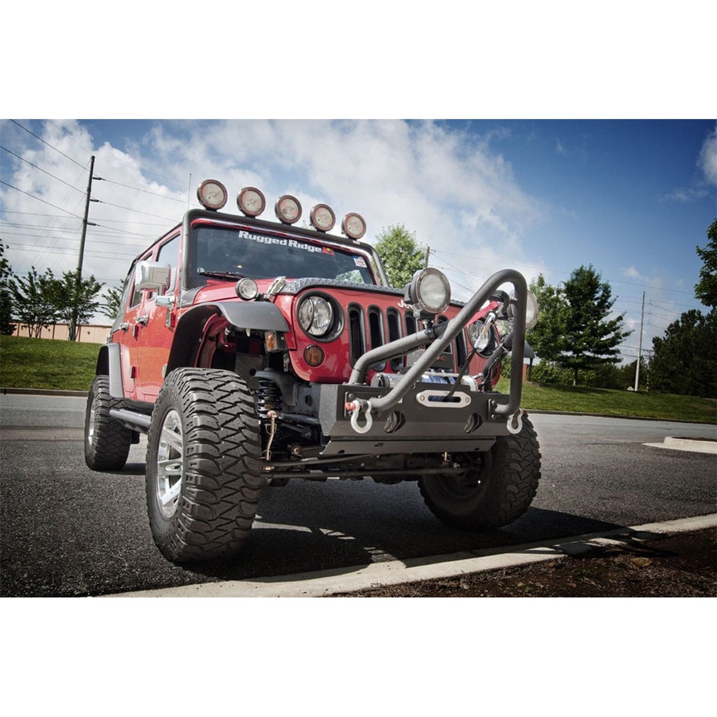 RUGGED RIDGE | 11620.1 | All Terrain Flat Fender Flare Kit, 07-16 Jeep Wrangler