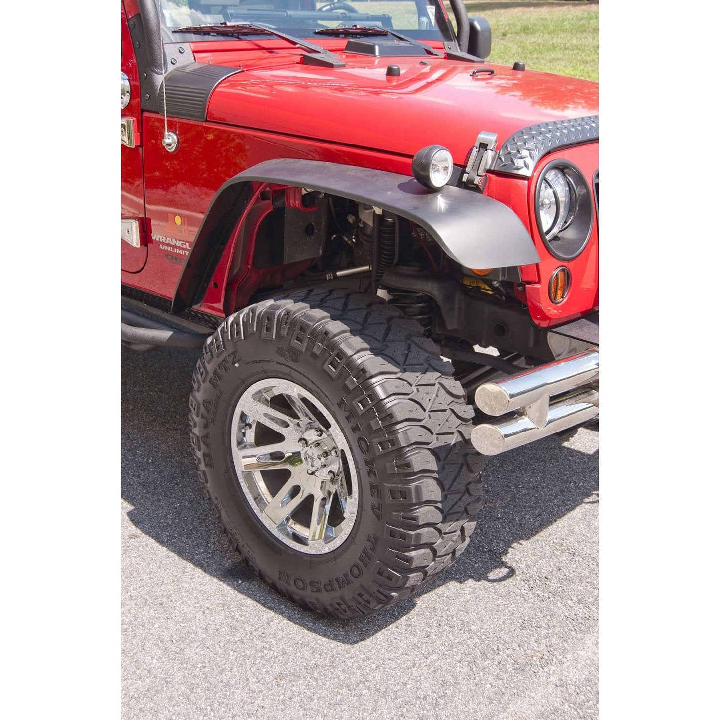 RUGGED RIDGE | 11620.1 | All Terrain Flat Fender Flare Kit, 07-16 Jeep Wrangler