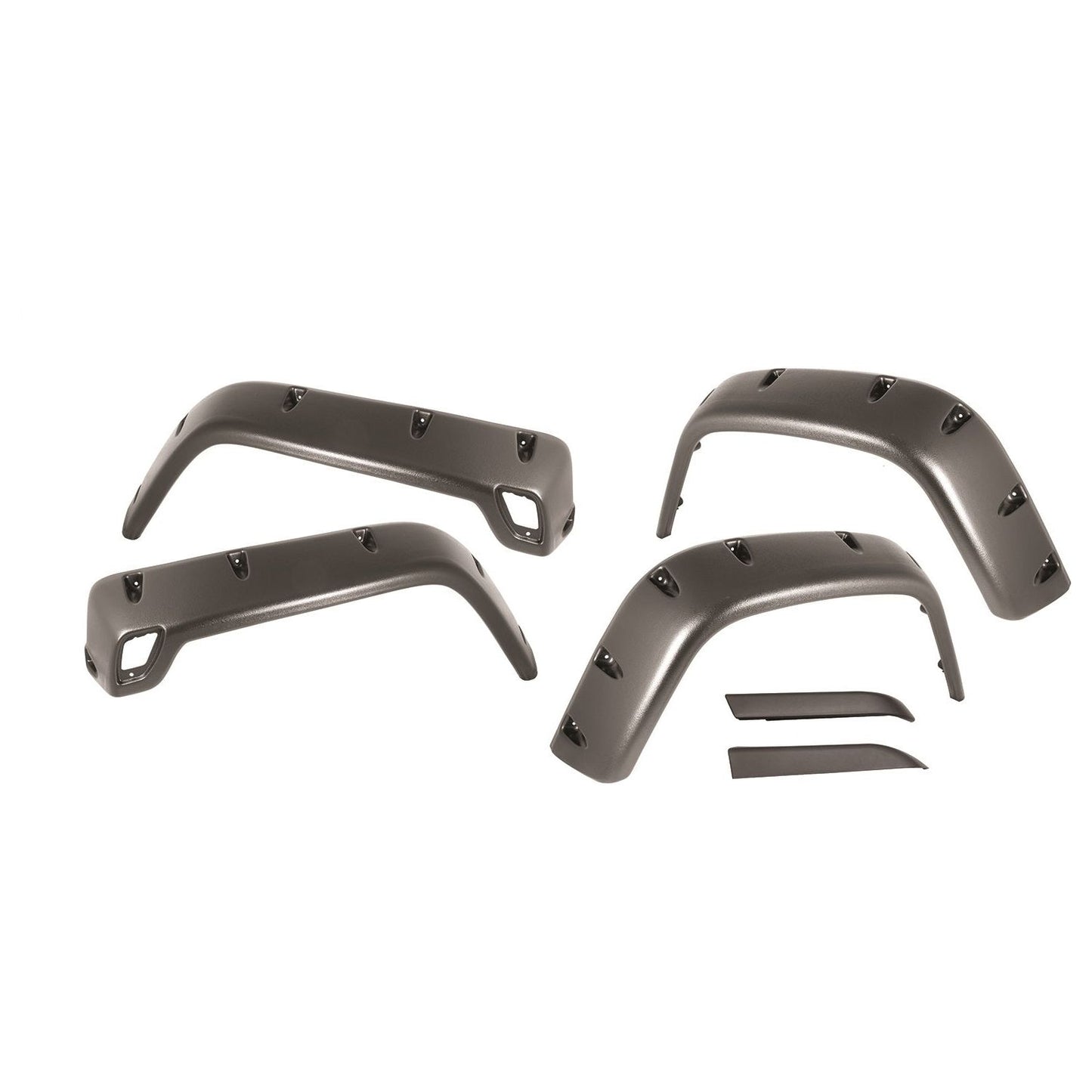 RUGGED RIDGE | 11630.1 | 6-Piece All Terrain Fender Flare Kit, 97-06 Jeep Wrangler