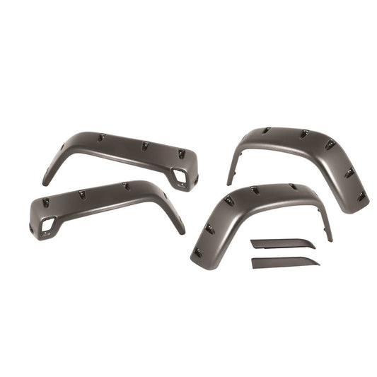RUGGED RIDGE | 11630.1 | 6-Piece All Terrain Fender Flare Kit, 97-06 Jeep Wrangler
