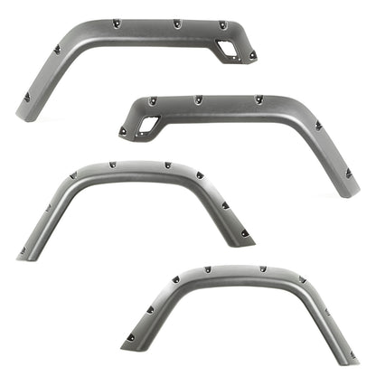 RUGGED RIDGE | 11630.3 | 4-Piece Fender Flare Kit; 97-06 Jeep Wrangler