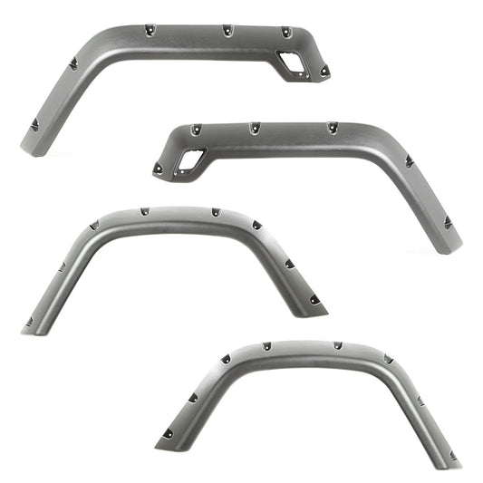 RUGGED RIDGE | 11630.3 | 4-Piece Fender Flare Kit; 97-06 Jeep Wrangler