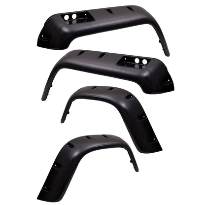 RUGGED RIDGE | 11633.2 | 6-Piece All Terrain Fender Flare Kit, 4.75-Inch, 76-86 Jeep Cj-7