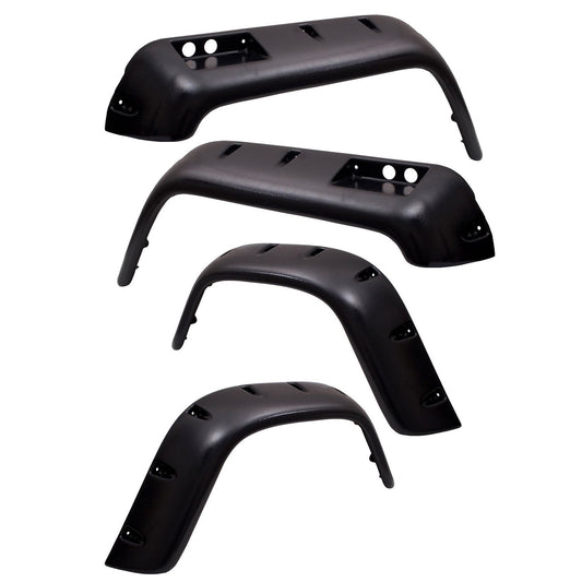 RUGGED RIDGE | 11633.2 | 6-Piece All Terrain Fender Flare Kit, 4.75-Inch, 76-86 Jeep Cj-7