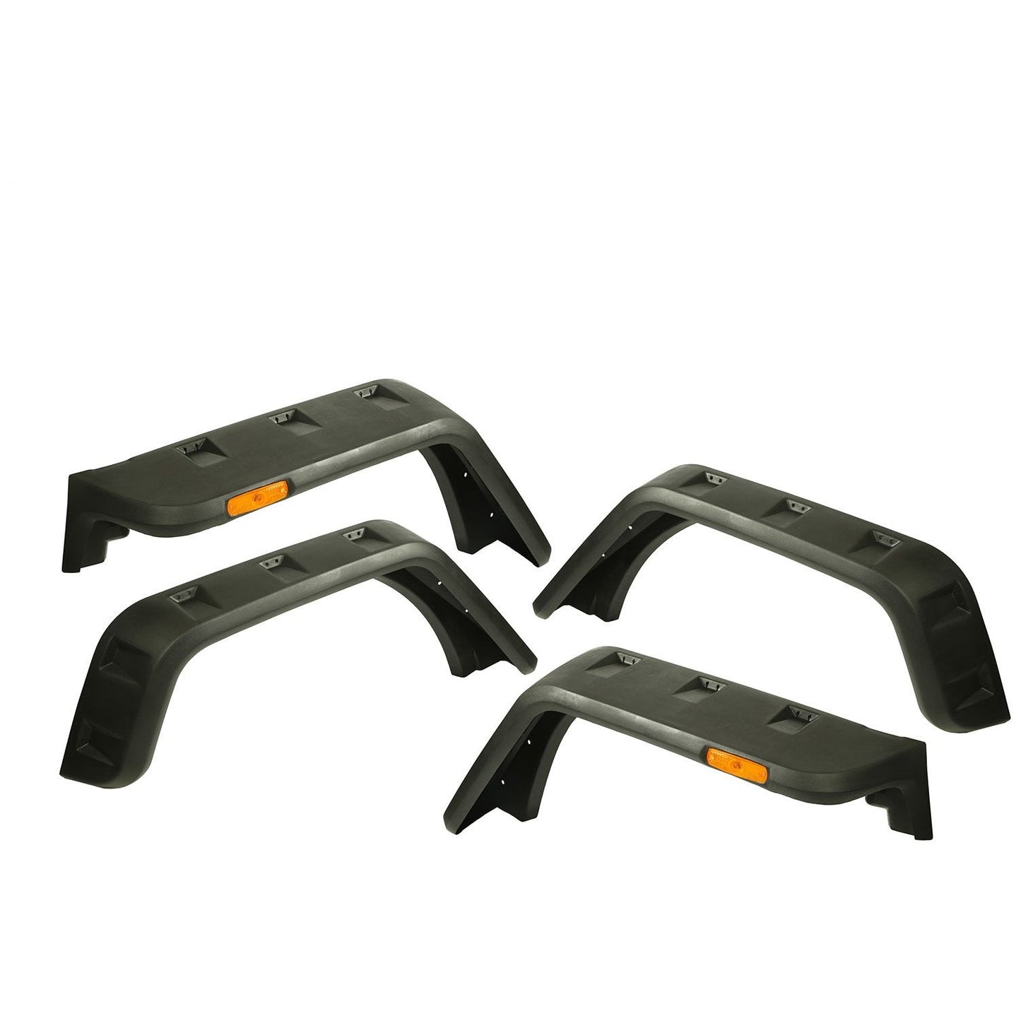 RUGGED RIDGE | 11640.09 | Hurricane Fender Flare Kit, Eu, Textured, 07-15 Jk