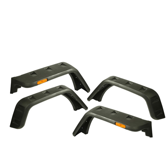 RUGGED RIDGE | 11640.09 | Hurricane Fender Flare Kit, Eu, Textured, 07-15 Jk