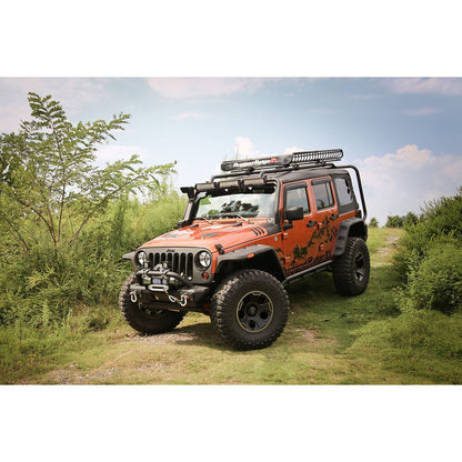 RUGGED RIDGE | 11640.09 | Hurricane Fender Flare Kit, Eu, Textured, 07-15 Jk
