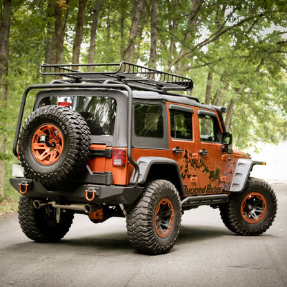 RUGGED RIDGE | 11640.09 | Hurricane Fender Flare Kit, Eu, Textured, 07-15 Jk
