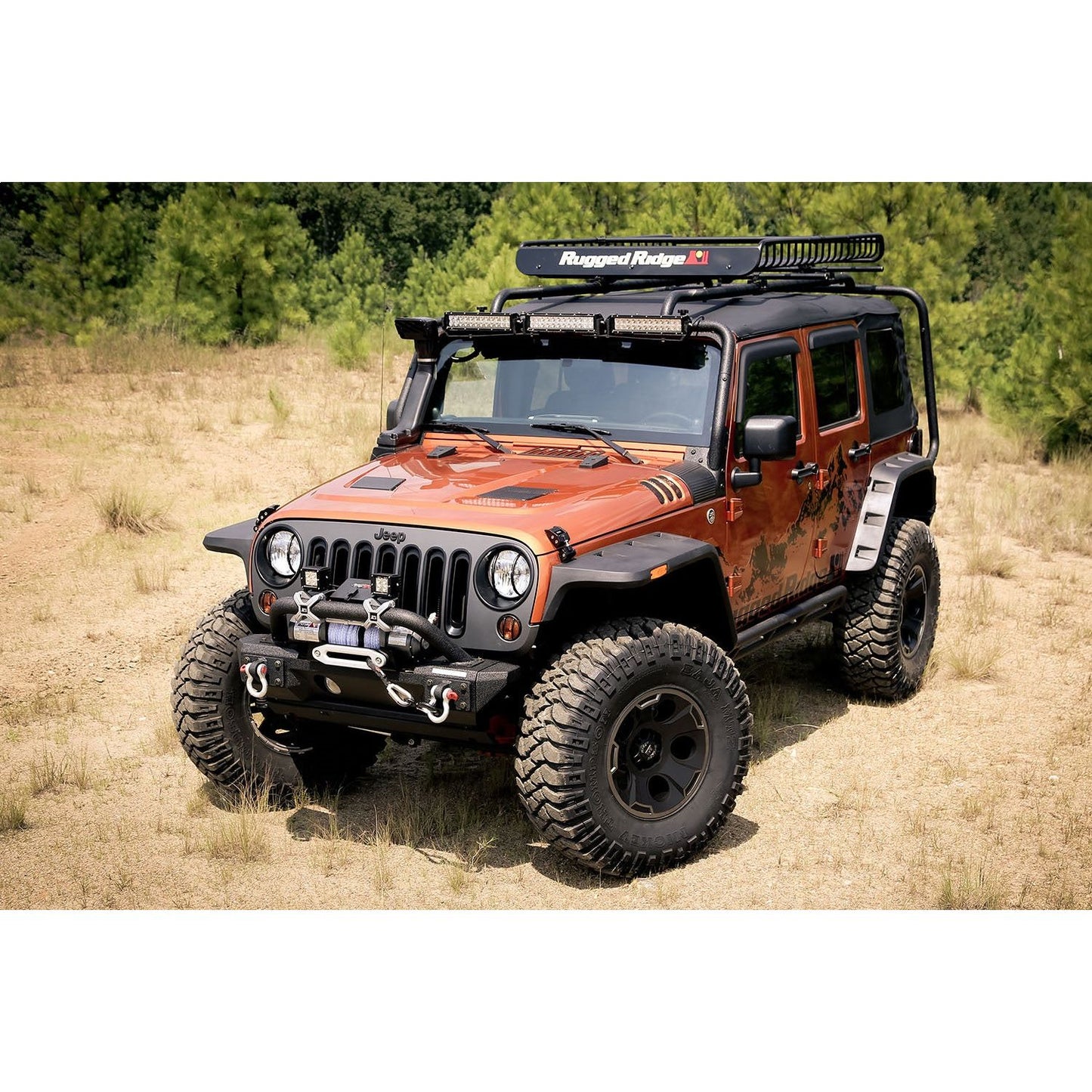RUGGED RIDGE | 11640.1 | 07-16 Wrangler(Jk)Flat Pocket Flare Kit