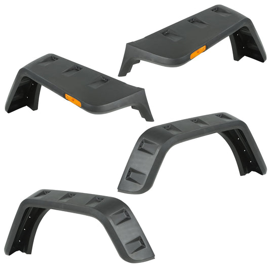 RUGGED RIDGE | 11640.26 | Hurricane Fender Flare Kit, Eu, Smooth, 07-15 Jk