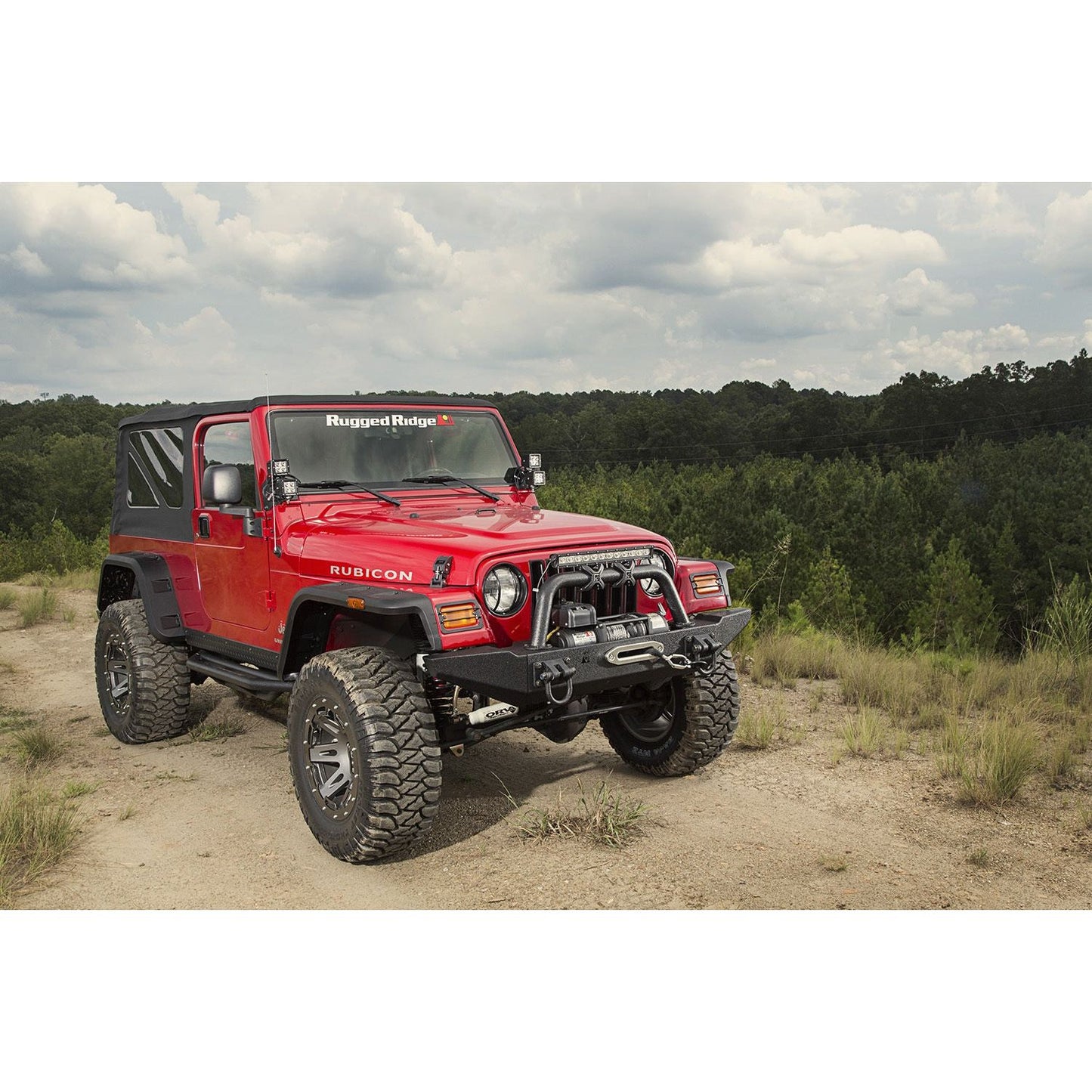 RUGGED RIDGE | 11640.3 | 97-06 Tj Hurricane Fender Flare Kit, Textured Black