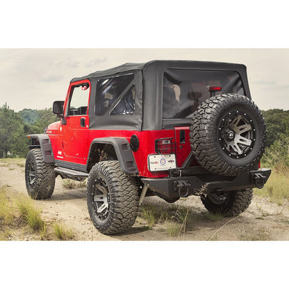 RUGGED RIDGE | 11640.3 | 97-06 Tj Hurricane Fender Flare Kit, Textured Black
