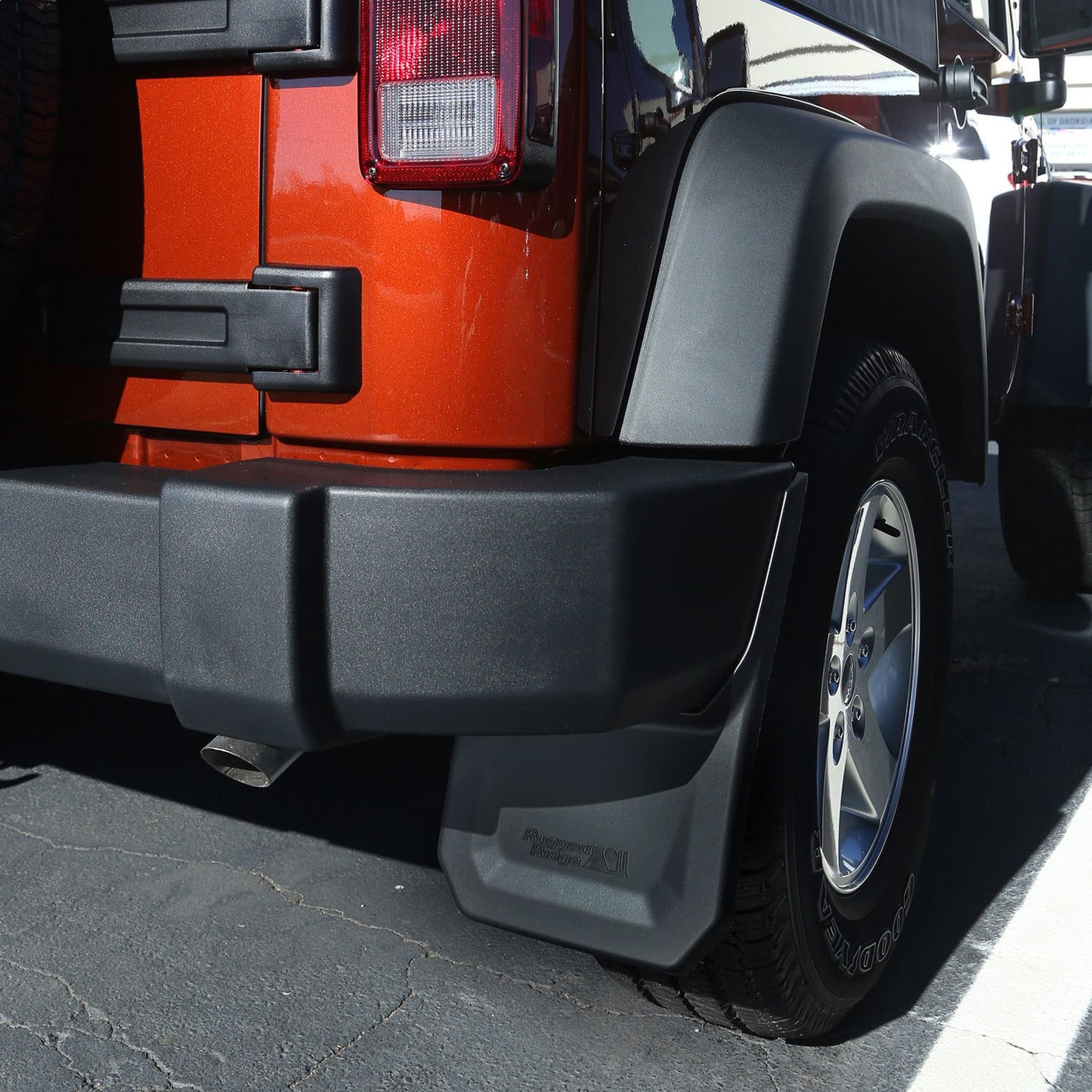 RUGGED RIDGE | 11642.12 | 07-15 Jeep Wrangler (Jk) Splash Guard Kit Rear