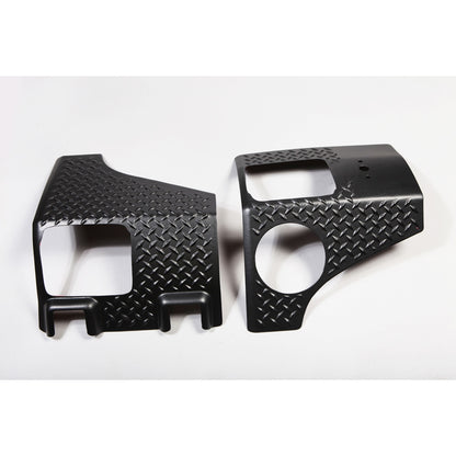 RUGGED RIDGE | 11651.01 | Body Armor Corner Guards,Black Diamon Dplate Rear, 07-16 Jeep Wrangler(Jk)4Dr,Pair