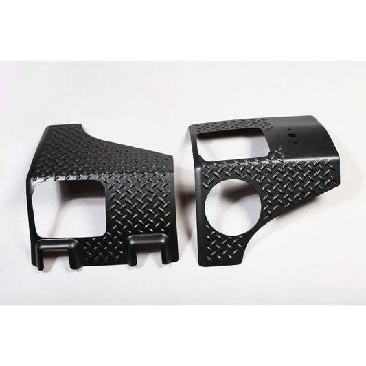 RUGGED RIDGE | 11651.01 | Body Armor Corner Guards,Black Diamon Dplate Rear, 07-16 Jeep Wrangler(Jk)4Dr,Pair