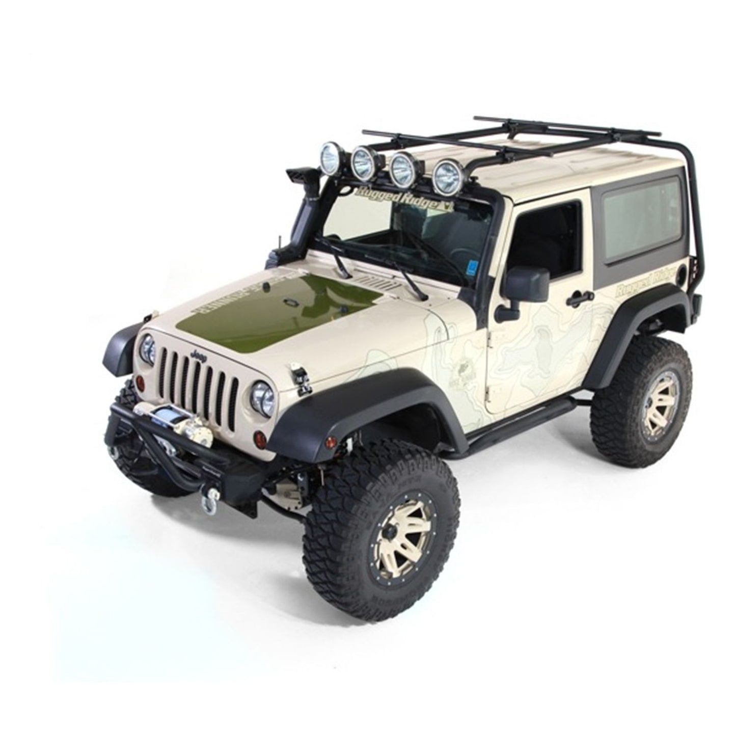RUGGED RIDGE | 11703.01 | Roof Rack, 07-16 Jeep 2Dr Wrangler