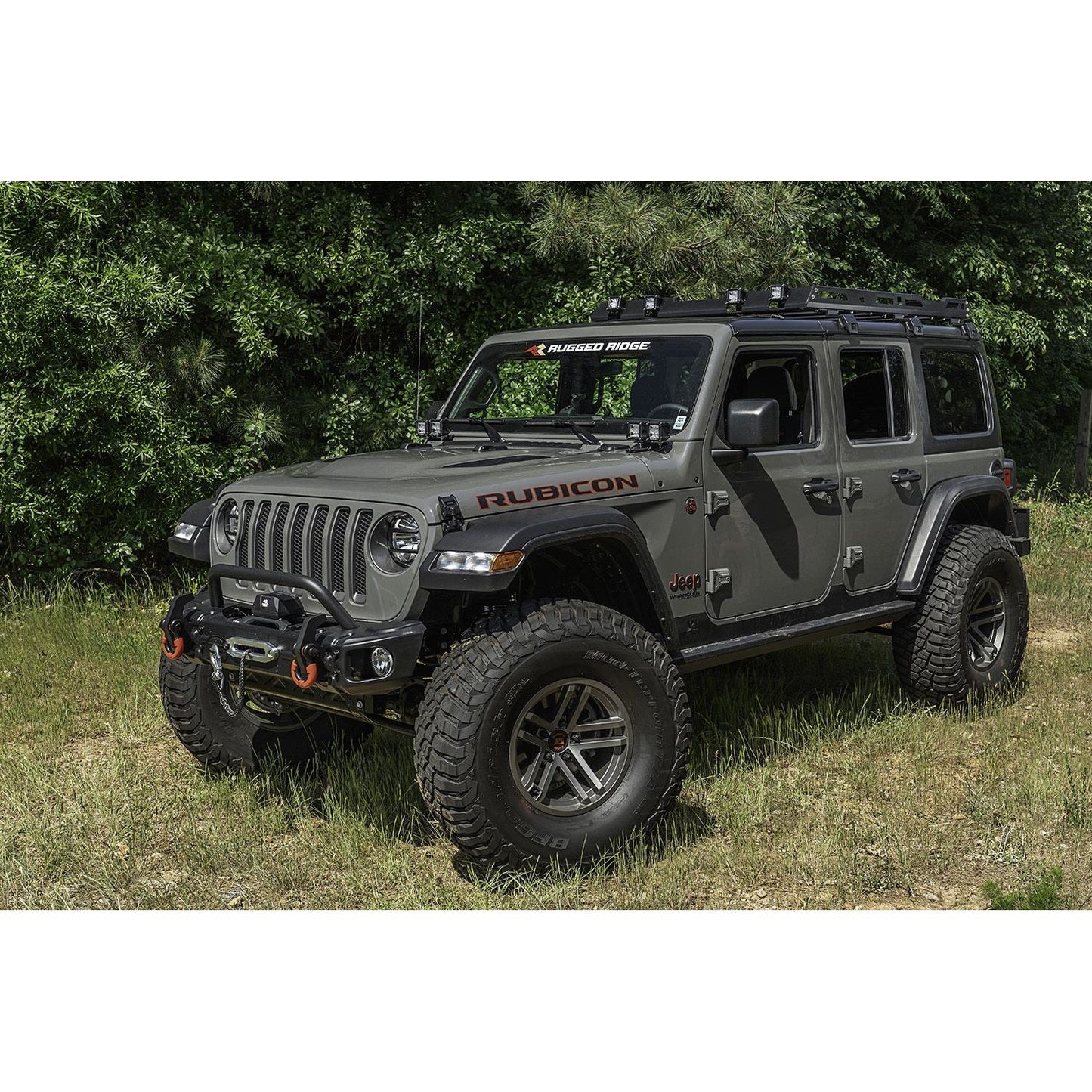 RUGGED RIDGE | 11703.04 | Roof Rack, With Basket; 18-19 Jl 4Dr Hardtops