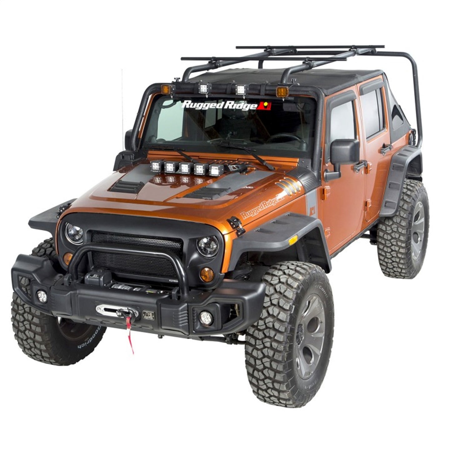 RUGGED RIDGE | 11703.11 | Sherpa Roof Rack Crossbars, Round, 56.5-Inches