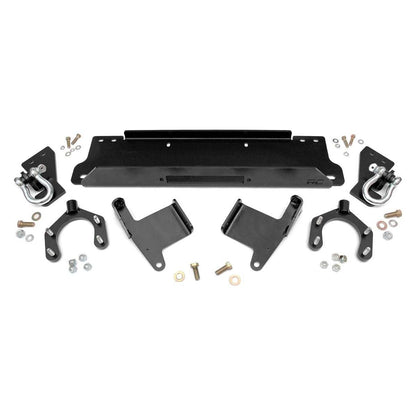 Rough Country with D-Ring Kit Winch Mounting Plate I 1173