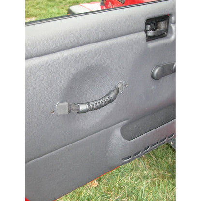 RUGGED RIDGE | 11826.01 | Door Grab Strap Pair,97-06 Wrangler Black