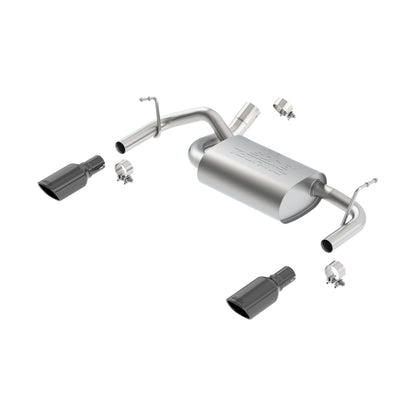 BORLA 2012-2018 Jeep Wrangler Axle-Back Exhaust System Touring Part # 11834BC