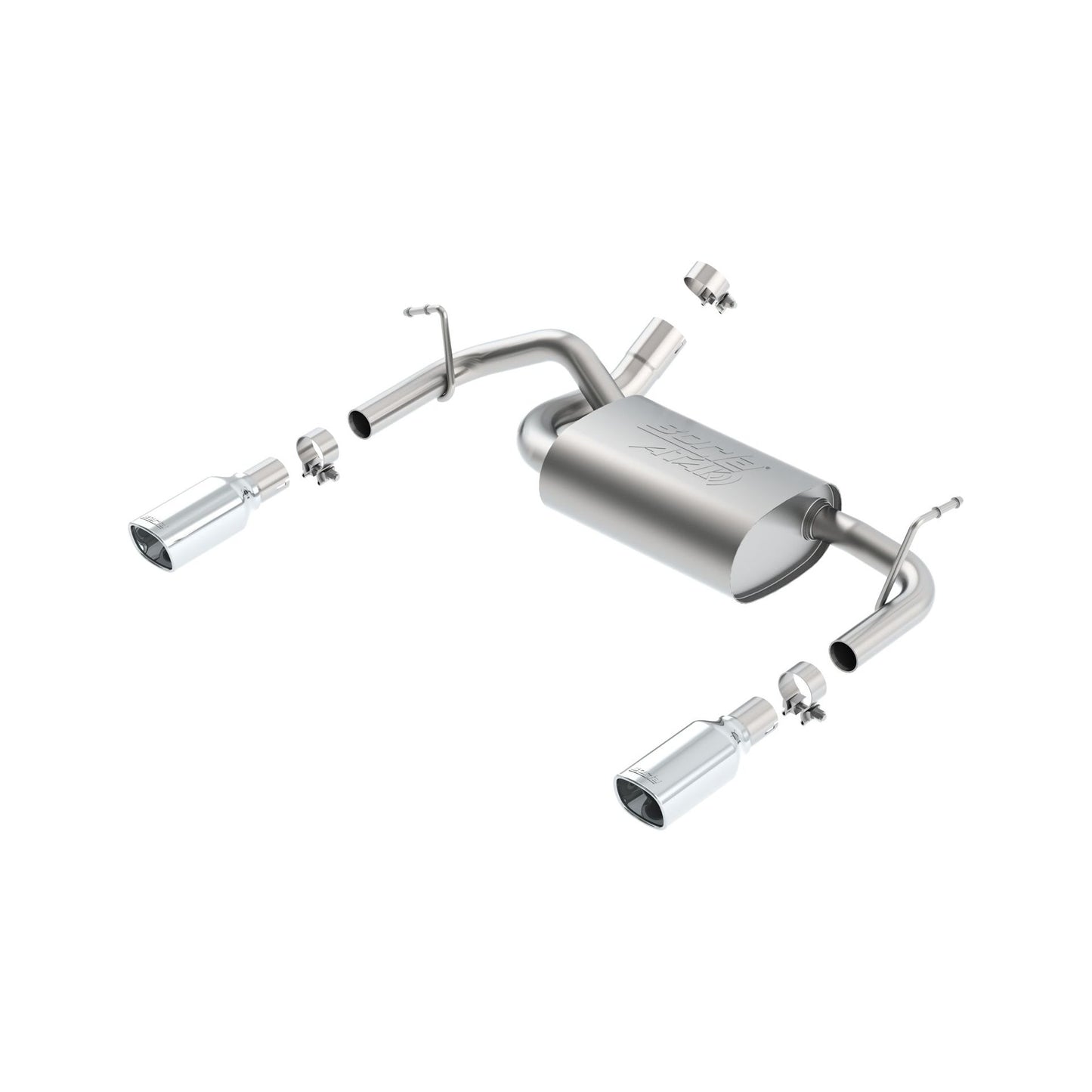 BORLA 2012-2018 Jeep Wrangler Axle-Back Exhaust System Part # 11860