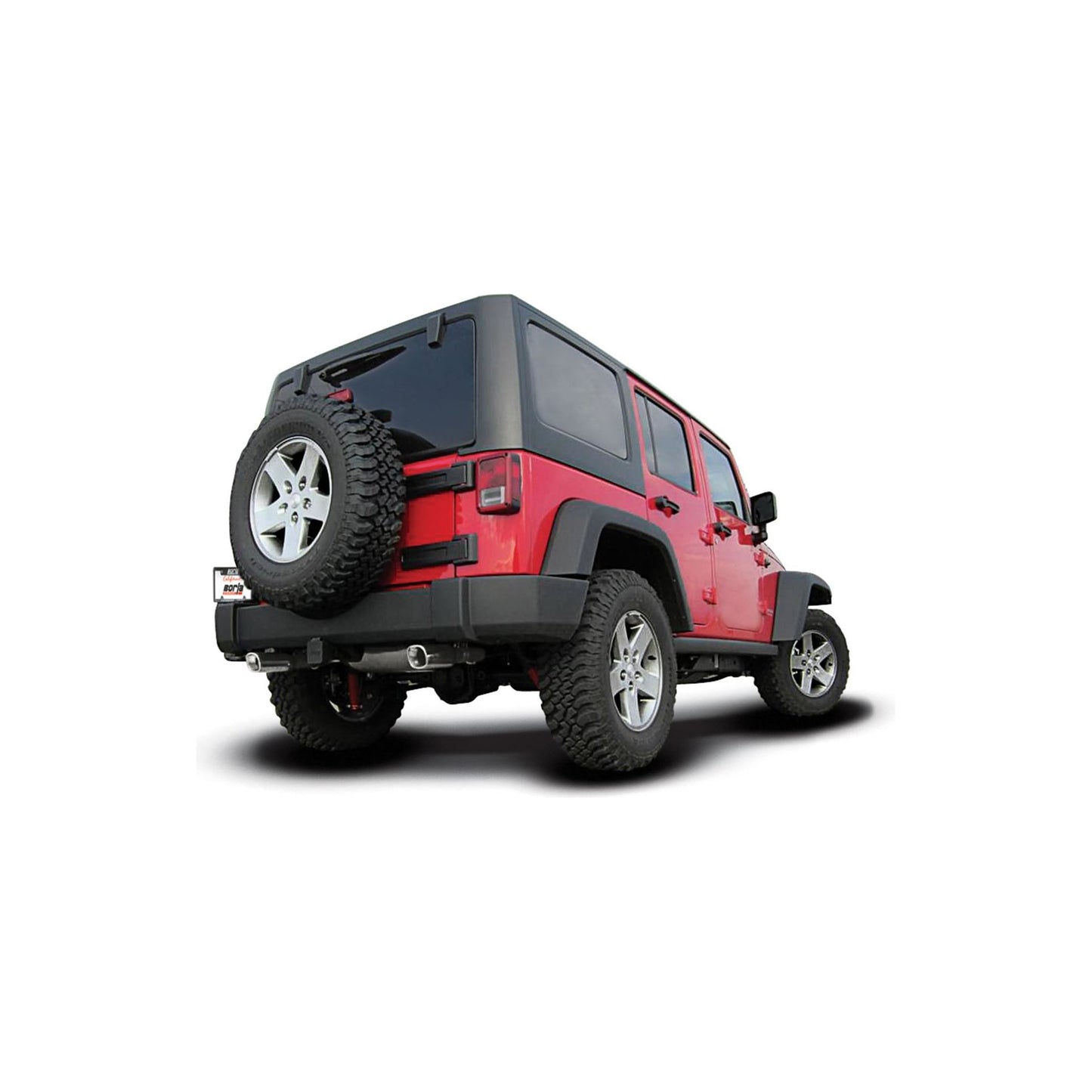 BORLA 2012-2018 Jeep Wrangler Axle-Back Exhaust System Part # 11860