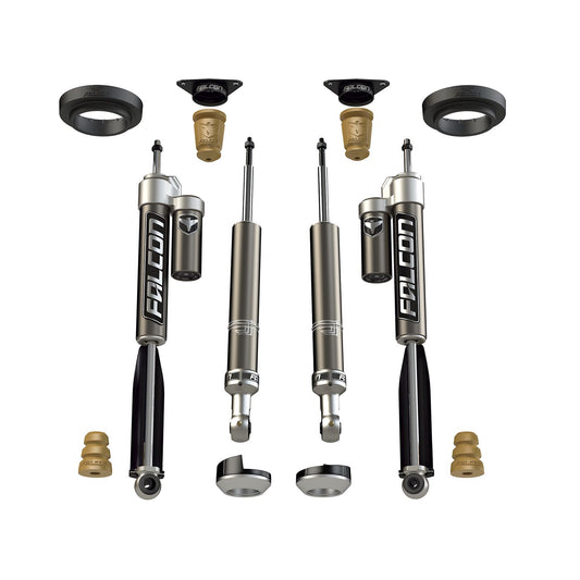 FALCON SHOCKS | 2010+ Toyota 4Runner No TRD Pro 2.0 Inch Sport Shock and Spacer Lift System Falcon Shocks | 12-04-21-400-002