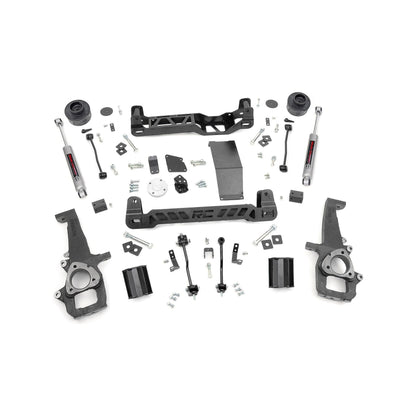 Rough Country Strut Spacers w/N3 Rear Shocks 4 Inch Lift Kit I 33331