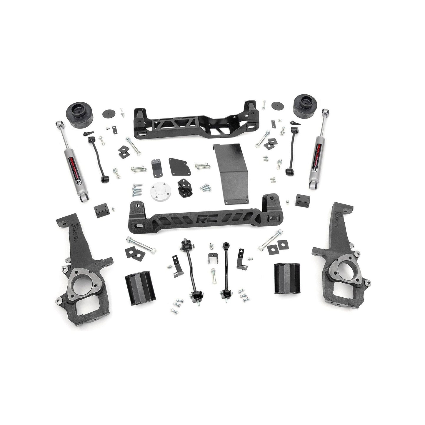 Rough Country M1 Struts w/M1 Rear Shocks 4 Inch Lift Kit I 33340