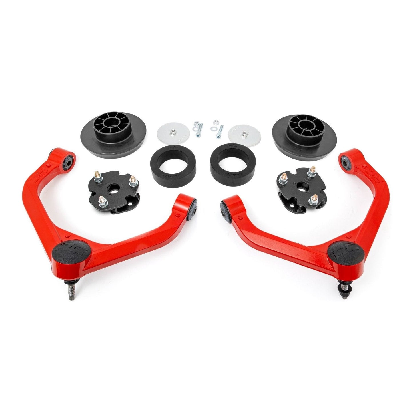 Rough Country M1 Struts w/M1 Rear Shocks 3 Inch Lift Kit I 31240RED