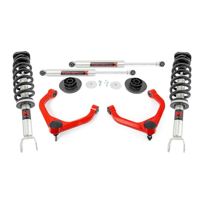 Rough Country M1 Struts w/M1 Rear Shocks 3 Inch Lift Kit I 31240RED