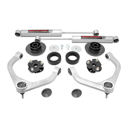 Rough Country Strut Spacers w/N3 Rear Shocks 3 Inch Lift Kit I 31230