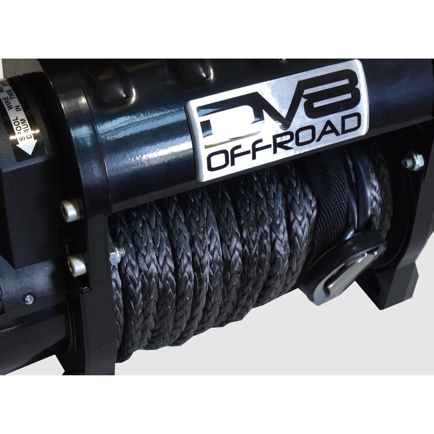 DV8 Off-Road 12,000 lbs. Winch | Synthetic Rope C3| WB12SR