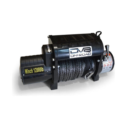 DV8 Off-Road 12,000 lbs. Winch | Synthetic Rope C3| WB12SR