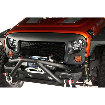 RUGGED RIDGE | 12034.01 | 07-17 Wrangler Spartan Grille Black W/Black Screen