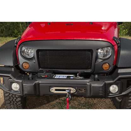 RUGGED RIDGE | 12034.01 | 07-17 Wrangler Spartan Grille Black W/Black Screen