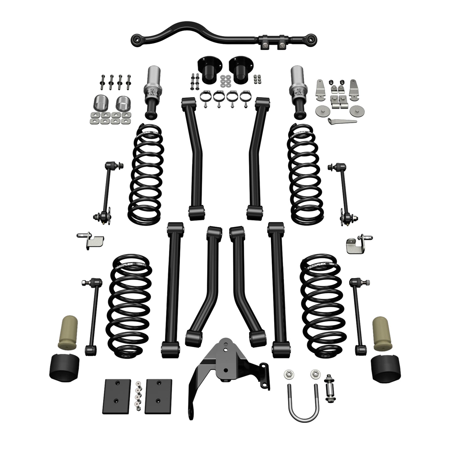 TeraFlex | 07-18 Wrangler JK 2 Door 3 Inch Sport ST3 Suspension System No Shocks TeraFlex | 1213000