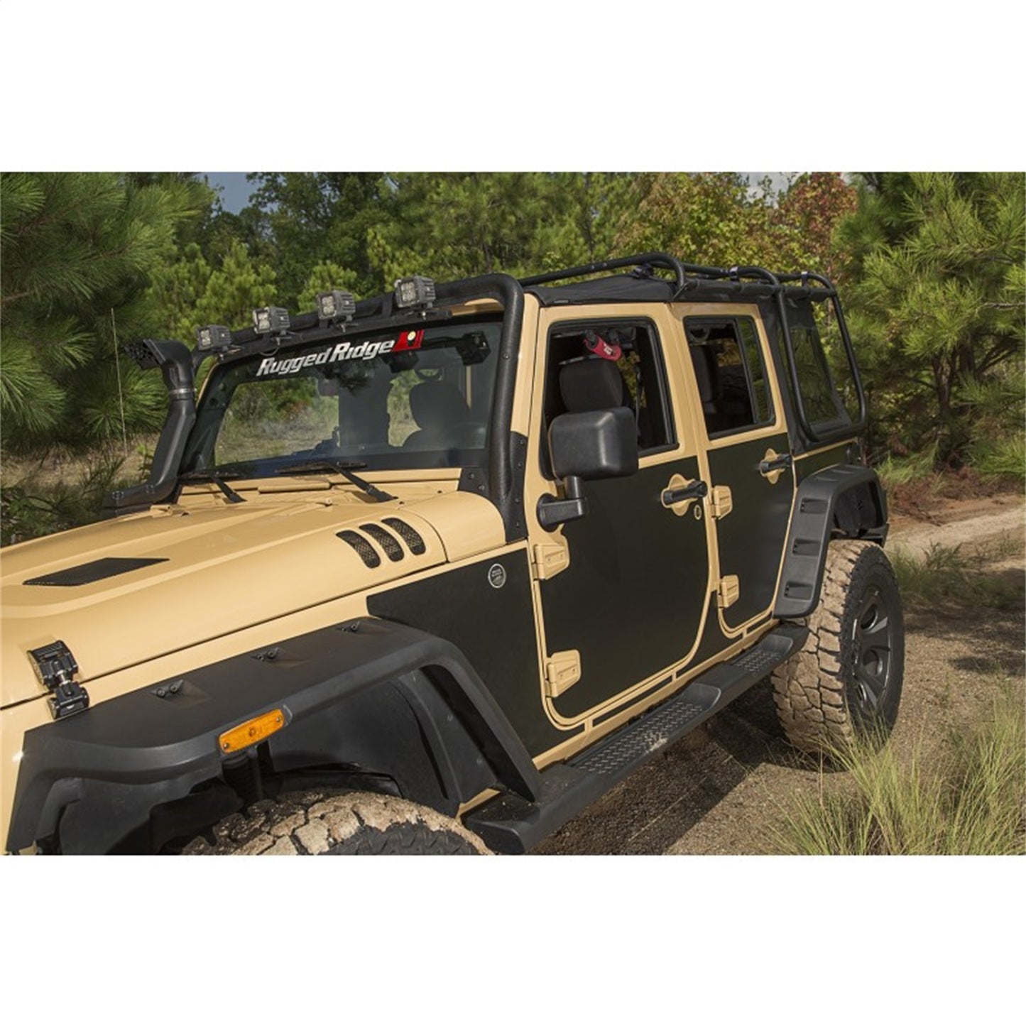 RUGGED RIDGE | 12300.53 | 07-16 Wrangler 4Dr Magnetic Protection Panel Kit